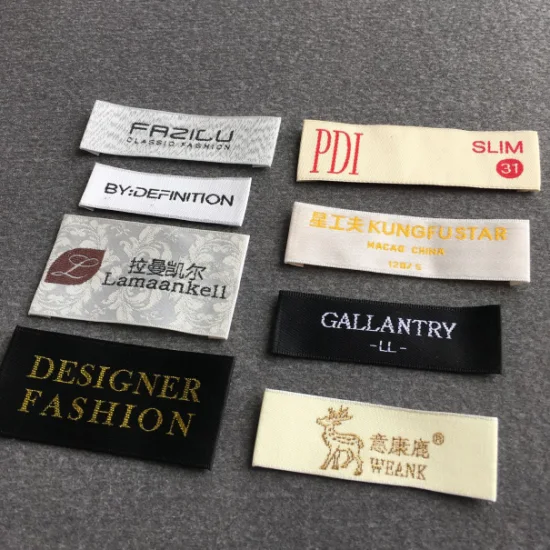 Cotton-Woven Garment Accessories Screen Printing Voltage TPU Rubber Stamp Stereo Printing High Frequency TPU Logo High Frequency Embossing TPU Trademark Label